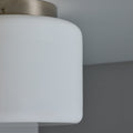 V3469 1940s Paavo Tynell Model #2024 Glass & Metal Flush Mount for Taito Oy 14.jpg