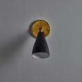 V3467 1950s Giuseppe Ostuni Model #101 Black Articulating Sconce for O-Luce 2.jpg