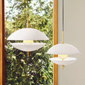 Fritz Hansen Clam Pendants open large and small