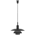 Poul Henningsen 'PH 5/5' pendant lamp for Louis Poulsen two enlighten all black 