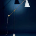 White Crane Floor Lamp Wirkkala two enlighten