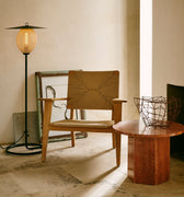 Mathieu Matégot 'Satellite' Outdoor Metal floor lamp for GUBI Two Enlighten 