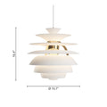 Poul Henningsen 'PH Snowball' Pendant for Louis Poulsen Two Enlighten  dimensions