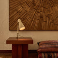 V3492 1950s ASEA Model E 1271 Perforated Metal & Brass Tripod Table Lamp Lifestyle 1.jpg