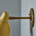 V3307 1950s Perforated Painted Metal & Brass Wall Lamp Attributed to Stilnovo 15.jpg