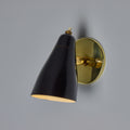 V3480 1950s Giuseppe Ostuni Model #101 Articulating Sconces in Black for O-Luce 4.jpg