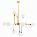 9Stilnovo Galassia brass and glass chandalier Two Enlighten Los AngelesStilnovo Galassia b