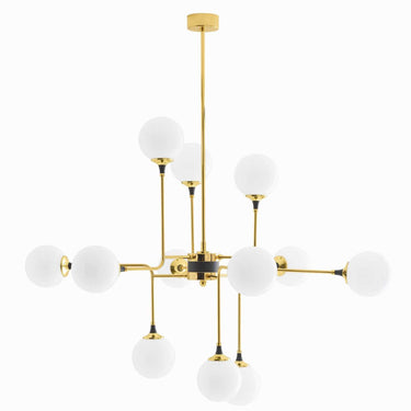 9Stilnovo Galassia brass and glass chandalier Two Enlighten Los AngelesStilnovo Galassia b