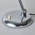 V3468 1940s Giovanni Michelucci Chrome Ministerial Table Lamp for Lariolux_5 two enlighten