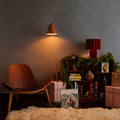 Two Enlighten Shell Chair Tratten Plisse lamp