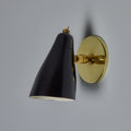 V3480 1950s Giuseppe Ostuni Model #101 Articulating Sconces in Black for O-Luce 8.jpg