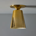 V3470 1940s Perforated Brass Conical Ceiling Lamp Attributed to Paavo Tynell 11.jpg