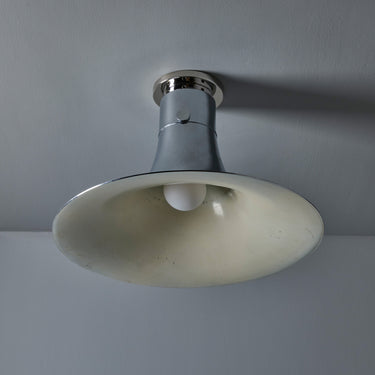 V3461 1960s Chrome 'Tromba' Ceiling Lamp Attributed to Franco Albini for Sirrah 6.jpg
