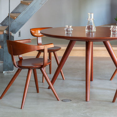 Sori Yanagi Stained Oak Dining Table for Hida.jpeg