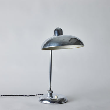 V3468 1940s Giovanni Michelucci Chrome Ministerial Table Lamp for Lariolux_10 two enlighte