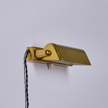 V3494 Pair of 1930s Finnish Minimalist Brass Wall Lights Attributed to Paavo Tynell 12.jpg