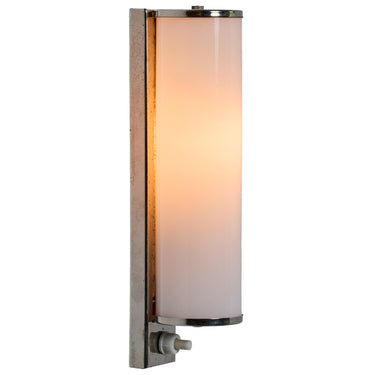 V3452 1930s Finnish Cylindrical Glass Wall Lamp in the manner of Paavo Tynell 5.jpg