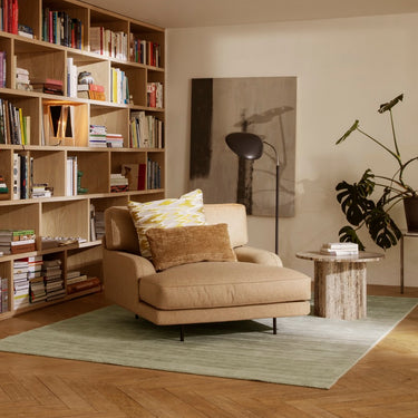 IOIWallMirror_FlaneurLoungeChair-Cushions_CobraFloorLamp_EpicCoffeeTable_IOICoffeeTable_On