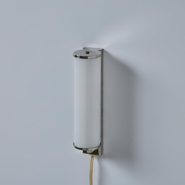 V3452 1930s Finnish Cylindrical Glass Wall Lamp in the manner of Paavo Tynell 15.jpg