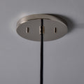 V3474 Medium 1960s Vistosi Model #L261 'Comare' Blown Murano Glass & Metal Suspension Lamp