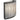 Curved wall light fixture with glass panels on a white background