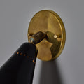 V3467 1950s Giuseppe Ostuni Model #101 Black Articulating Sconce for O-Luce 13.jpg