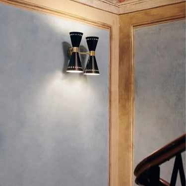 stilnovo megafono double wall lamp in glossy black.jpg