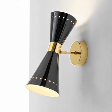 megafono black single wall light stilnovo.webp