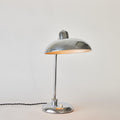 V3468 1940s Giovanni Michelucci Chrome Ministerial Table Lamp for Lariolux_9 two enlighten