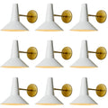 V3443 Large 1950s Giuseppe Ostuni Articulating Arm Sconces for O-Luce 3.jpg