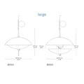 Ahm and Lund Clam Glass Pendant for Fritz Hansen Large Dimensions.jpg