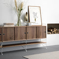 String furniture living room bundle F walnut and white finish affordable credenza.jpg