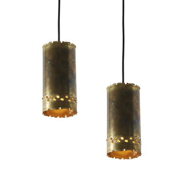 V3387 Holm Sorenson Brutalist Brass Pendants Two Enlighten 1.1.jpg