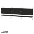 String Furniture Living Room Bundle F Credenza Black stained ash.jpg