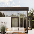 Fritz Hansen Tradition Teak Pouf outdoor furniture two enlighten