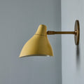 V3307 1950s Perforated Painted Metal & Brass Wall Lamp Attributed to Stilnovo 9.jpg