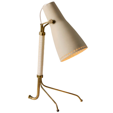 V3492 1950s ASEA Model E 1271 Perforated Metal & Brass Tripod Table Lamp 0.jpg