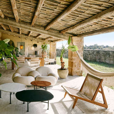 two enlighten gubi outdoor collection 2023 MR01 pacha carmel mategot