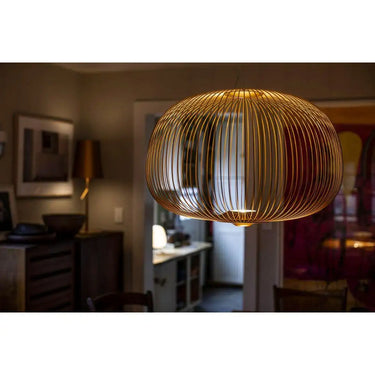 spokes copper pendant lit.webp