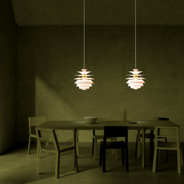 PH snowball limited edition anniversary louis poulsen on green background