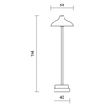Ignazio Gardella Pagoda Piantina floor lamp dimensions