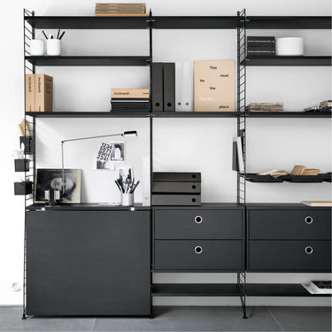 Black Ash String Set of Drawers string furniture black ash credenza inspiration.jpg