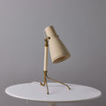 V3492 1950s ASEA Model E 1271 Perforated Metal & Brass Tripod Table Lamp 3.jpg