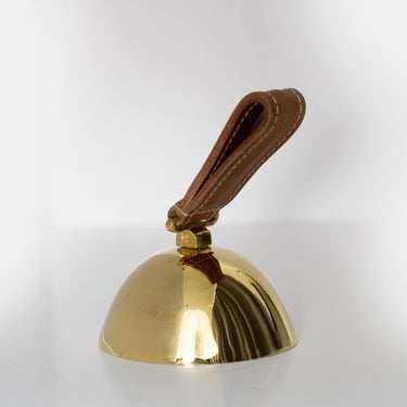 Aubock 3310-4 brass flat bell with brown leather strap3.jpg
