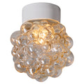 vintage bubble glass tynell ceiling or wall light