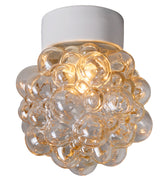 vintage bubble glass tynell ceiling or wall light