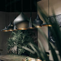 Tom Dixon Beat Stout Pendants Black Two Enlighten