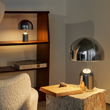 tom dixon bell portable table lamp two enlighten