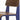 walnut and bleu marcoule standard chair detail