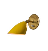 V3412- 1x 1960s Gino Sarfatti Model #26b Black and Brass Wall Lamp for Arteluce1.jpg